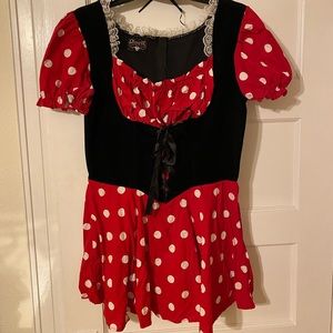 Sexy Minnie Mouse Adult Halloween Costume